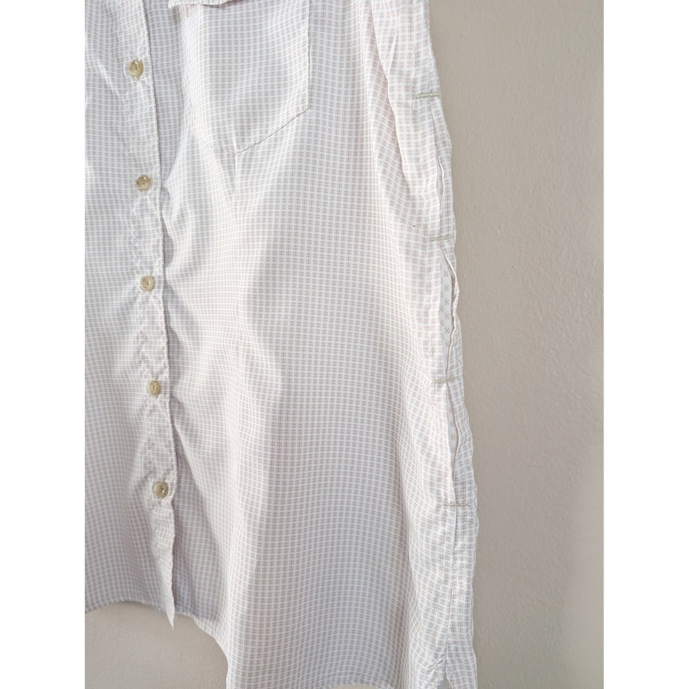 Eddie Bauer Womens XL Sleeveless Hiking‎ Shirt White Performance Gorpcore NWT - Picture 7 of 9